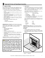 Preview for 7 page of Heat&Glo RUTH50-B Owner'S Manual