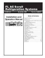 Preview for 1 page of Heatcraft Refrigeration Products H-IM-FL1A Installating And Operation Manual