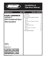 Heatcraft Refrigeration Products LD1C1A Installation & Operator'S Manual preview