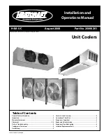 Heatcraft Refrigeration Products Unit Coolers H-IM-UC Installating And Operation Manual preview