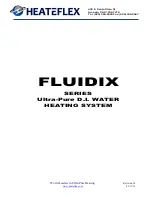 Heateflex FLUIDIX Manual preview