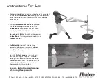 Preview for 8 page of Heater Sports Batter Up Instructions Manual