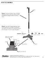 Предварительный просмотр 3 страницы Heater Sports Flop-Top Flex-A-Tee FTBT2499TT Instructions