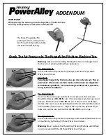 Preview for 5 page of Heater Sports PowerAlley Instructions