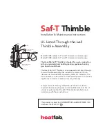 Preview for 1 page of HeatFab Saf-T 3006 Installation & Maintenance Instructions Manual