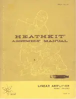 Предварительный просмотр 1 страницы Heath Company Heathkit SB-220 Assembly Manual