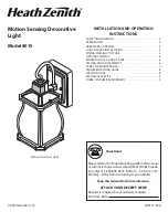 Heath Zenith 4015 Installation And Operating Instructions Manual preview