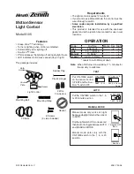 Предварительный просмотр 1 страницы Heath Zenith 5105 Owner'S Manual