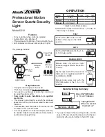 Heath Zenith 5310 Owner'S Manual preview