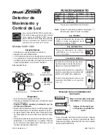 Preview for 7 page of Heath Zenith 5408 Owner'S Manual