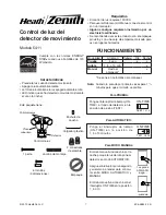 Предварительный просмотр 7 страницы Heath Zenith 5411 User Manual