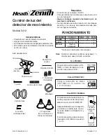 Preview for 7 page of Heath Zenith 5412 User Manual