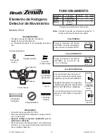 Preview for 8 page of Heath Zenith 5514 Manual