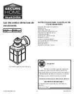 Предварительный просмотр 10 страницы Heath Zenith 616281 Installation And Operating Instructions Manual