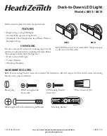 Heath Zenith 8813 Quick Start Manual preview