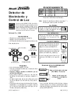 Предварительный просмотр 5 страницы Heath Zenith BL-1800 Manual