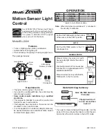 Heath Zenith BL-2400 Manual preview