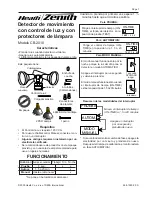 Preview for 5 page of Heath Zenith CB-2010 Disassembly Instruction