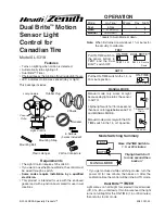 Heath Zenith DUAL BRITE SL-5318 User Manual предпросмотр