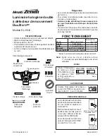 Предварительный просмотр 13 страницы Heath Zenith Dual Brite SL-5512 Owner'S Manual