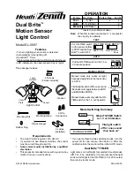 Preview for 1 page of Heath Zenith DUAL BRITE SL-5597 Quick Start Manual