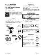 Heath Zenith DualBrite 5312 Owner'S Manual preview