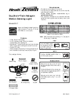 Heath Zenith DualBrite 5517 Manual preview