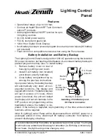 Heath Zenith Heath/Zenith Lighting Control Panel Quick Start Manual предпросмотр