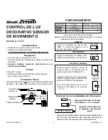 Preview for 5 page of Heath Zenith Instant Motion Sensor Light Control SL-5211 Owner'S Manual