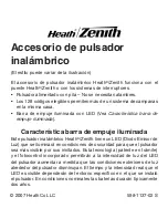 Preview for 9 page of Heath Zenith Lighted Wireless Push Button Accessory Owner'S Manual