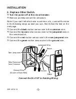 Предварительный просмотр 5 страницы Heath Zenith Motion Sensing 3-Way Wall Switch SL-6107 Owner'S Manual