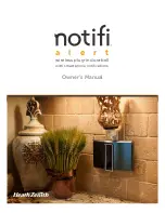 Heath Zenith notifi alert Owner'S Manual preview