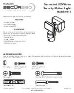 Heath Zenith SECUR360 9311 Important Safety And Installation Information preview