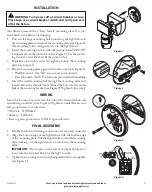 Предварительный просмотр 3 страницы Heath Zenith SECUR360 9311 Important Safety And Installation Information