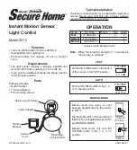 Heath Zenith Secure Home 5215 Quick Start Manual preview