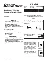 Preview for 1 page of Heath Zenith Secure Home DualBrite 4541 Manual