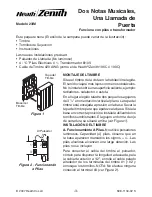 Preview for 3 page of Heath Zenith Single Entrance Chime 23/M Owner'S Manual