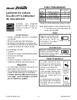 Preview for 17 page of Heath Zenith SL-4133-OR - Heath - Shaker Cove Mission Style 150-Degree Motion Sensing Decorative Security Light Owner'S Manual