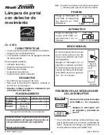 Preview for 8 page of Heath Zenith SL-4305 Operation Manual