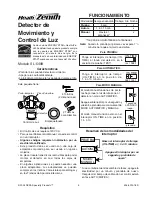 Предварительный просмотр 5 страницы Heath Zenith SL-5408 Owner'S Manual