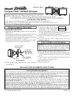 Heath Zenith SL-5502 Manual preview