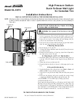 Preview for 1 page of Heath Zenith SL-5670 Installation Instructions