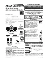 Предварительный просмотр 5 страницы Heath Zenith SL-5710 Manual