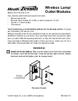 Preview for 1 page of Heath Zenith SL-6136 Installation Manual