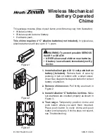 Preview for 1 page of Heath Zenith SL-6510 - Heath - Wireless Chime Owner'S Manual