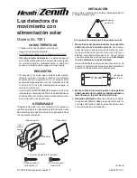 Предварительный просмотр 5 страницы Heath Zenith SL-7001 User Manual