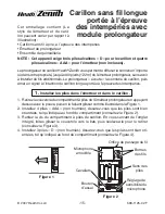 Preview for 15 page of Heath Zenith Weatherproof Long Range Wireless Chime with Chime Extender 598-1125-02 Owner'S Manual