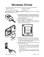 Heath Zenith Wireless Chime TR-0095-RX Owner'S Manual preview