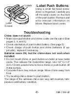 Preview for 6 page of Heath Zenith Wireless Dual Push Button Accessory SL-6200 Owner'S Manual