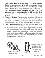 Preview for 10 page of Heath Zenith Wireless Dual Push Button Accessory SL-6200 Owner'S Manual